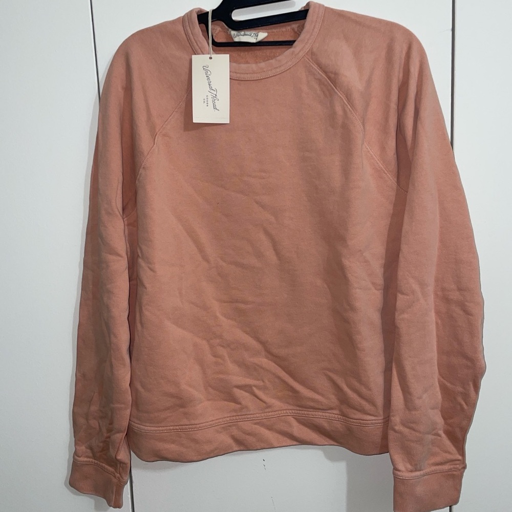 NWT Pale orange hoodie  size medium def could fit a small